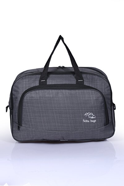 By Hakan Nil-01 Unısex Havlu Kumaş Hostes Valiz Seyahat Tatil Spor Hastane Çok Gözlü El Ve Omuz Çantası Kabin