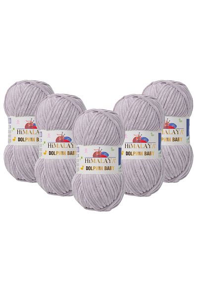 Himalaya Dolphin Baby Kadife İp 5'li Paket - 100 Gr. 120 Mt. - 80357