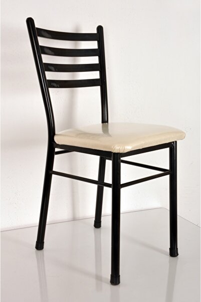 yılmaz masacılık 6adet Siyah Mutfak Sandalyesi Retro Sandalye Balkon Sandalye...