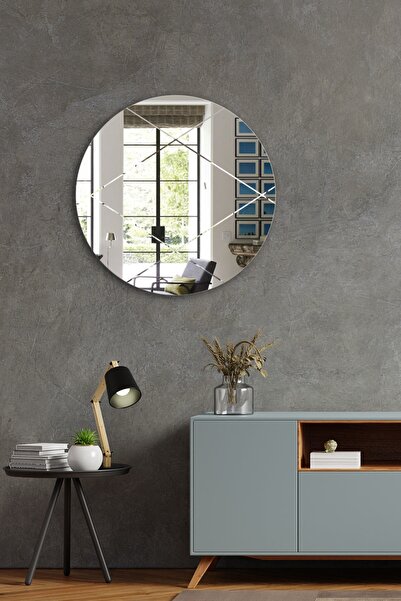 Decorita Ayna | Düz Ayna | Baklava Kanallı | Çap60cm