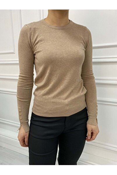 Dilvin Πουλόβερ 1267 Crew Neck Sleeve Mid Drops