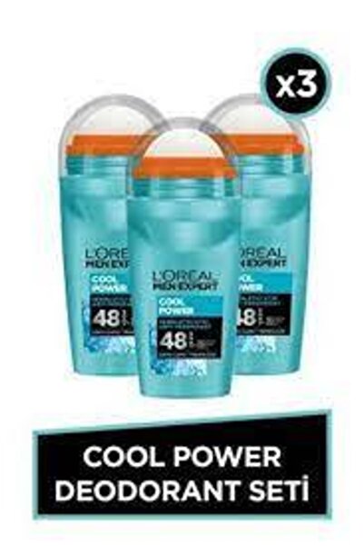 L'Oreal Paris Men Expert Serinletici Etki Anti-perspirant 50 ml x 3 Adet