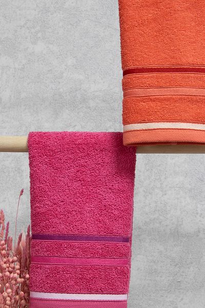 Class Pink - Orange 100% Cotton 2-Piece 30 X 50 Cm Kitchen Towels V2