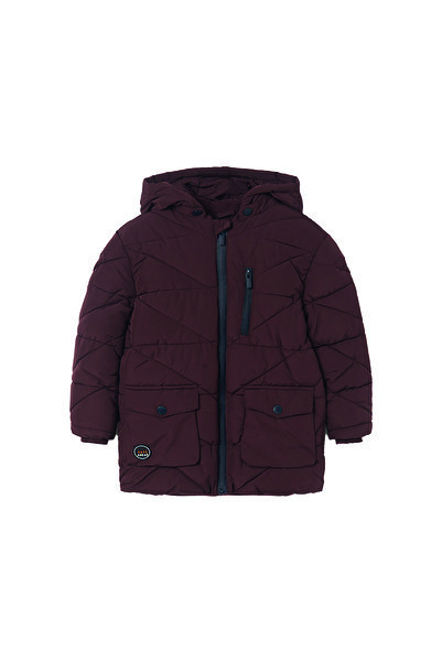 MAYORAL Mürdüm Rengi Uzun Erkek Çocuk Mont