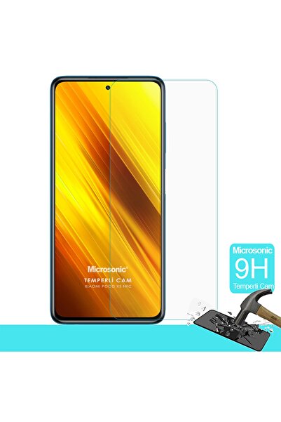 Microsonic Xiaomi Poco X3 Nfc Tempered Glass Cam Ekran Koruyucu