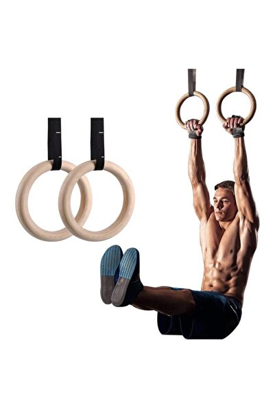 Deez Spor Deez Jimnastik Halkası - Barfiks Halkası - Halatlar Dahil