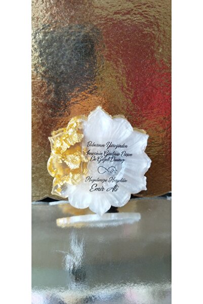 ErenAksesuar Epoksi Magnet 25 Ad. Altın Ve Gümüş Parçacıklı ,sedefli Inci Bey...