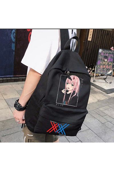 Köstebek Σχολικό σακίδιο πλάτης Anime Darling In The Franxx Zero Two Drinkers
