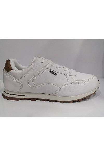 Kinetix Alejo White Tan Women's Sneaker