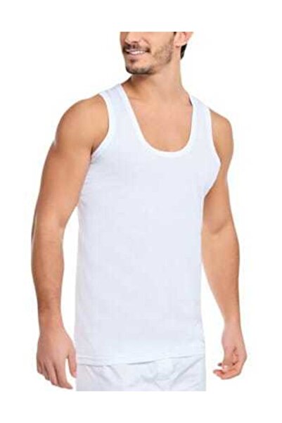 Seher Yıldızı 0001 Ανδρικό Αθλητικό Φανελάκι με Τιράντες, Πακέτο 12 τεμαχίων,...