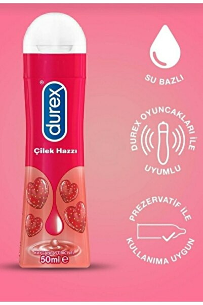 Durex Çilekli Kayganlaştırıcı Jel Hoş Kokulu Extra Kaygan