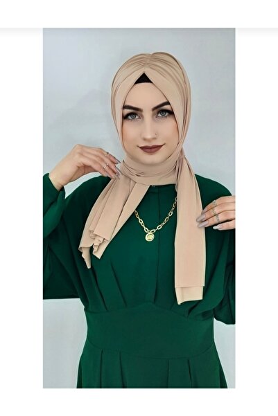 Ayselcehobi شال حجاب نسائي جاهز برباط لون البشرة