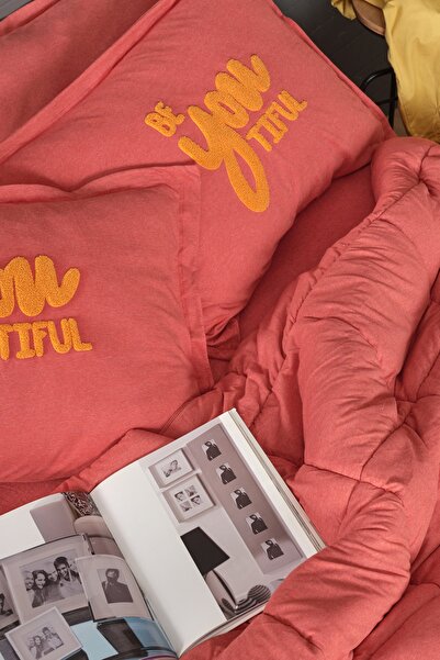Karaca Home Motto Cotton Çift Kişilik Comfort/uyku Seti Mercan