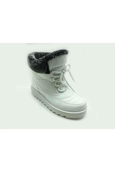 MARİNE SHOES Γούνινες Θερμικές Μπότες Χιονιού Λευκό-patent 86 4013