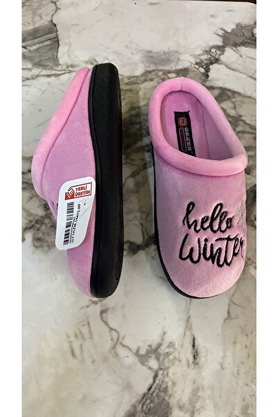 GEZER Closed Front Winter House Slippers