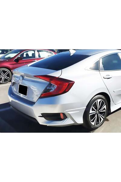 HasAkman Honda Civic Fc5 Modulo Arka Ek Mat Siyah Çıkışsız 2016 2017 2018 2019