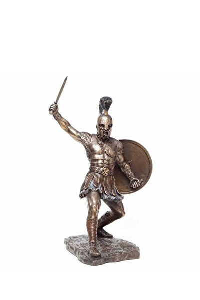 Arose Achilles Kılıçlı Savaşçı Romalı Savaşçı 300 Spartalı Heykel Biblo