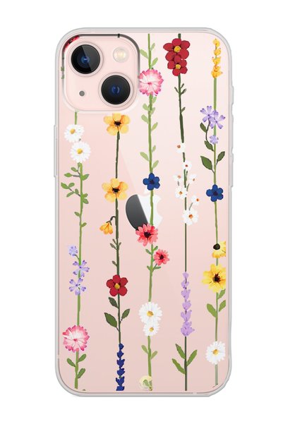 Spoyi iPhone 14 Imera Design Transparent Silicone Phone Case