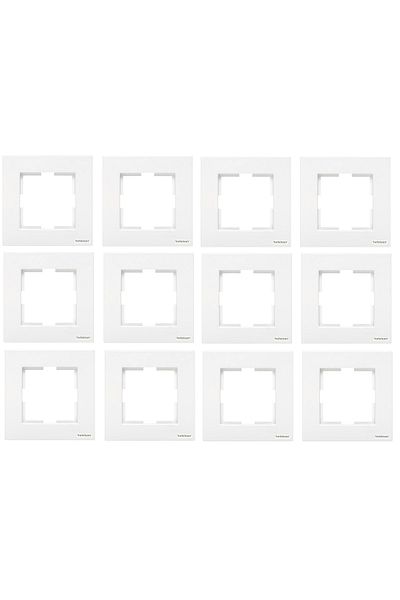Netelsan Byobu 12 Pieces White Single Frame
