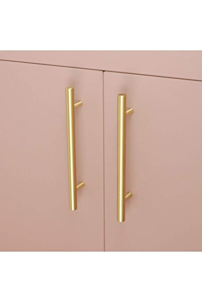 Luxuryxarch Selly Fırçalı Ham Pirinç Mat Altın Çubuk Kulp 320 Mm Adet (İTHAL)