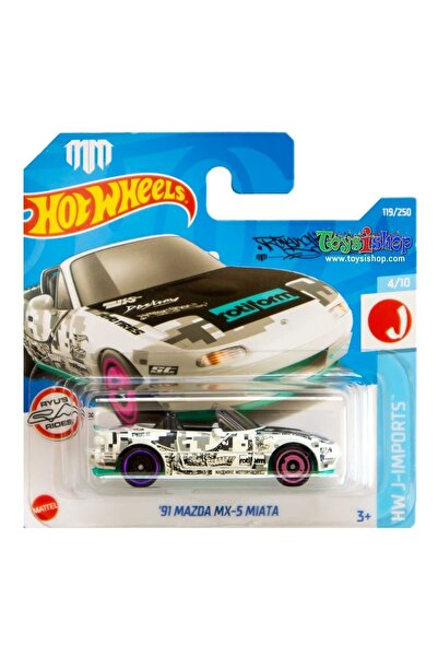 HOT WHEELS - 91 مازدا Mx-5 مياتا - Hw-j- سلسلة الواردات - 119