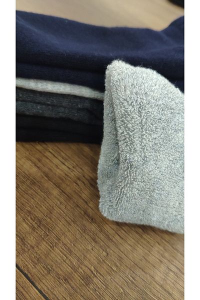 Leement socks Детски 8 чифта дебели хавлиени термочорапи Безшевни премиум серия