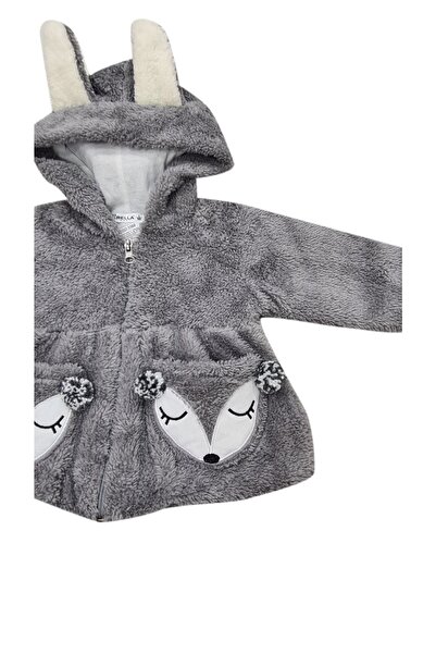 Esterella Girl's Cardigan-coat/Welsoft Hooded/Girl's Cardigan-coat