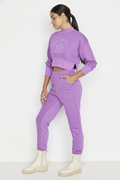 Trendyol Collection Sweatsuit - Purple - Regular