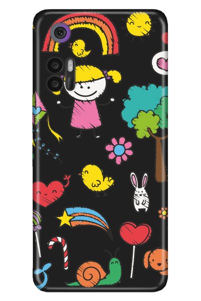 TCL 30 Compatible Case Silicone Moderna Pictorial Patterned Sweet