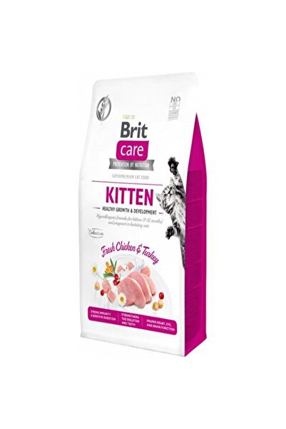 Brit Care Hypo-allergenic Sağlıklı Büyüme Için Tavuklu Tahılsız Yavru Kedi Maması 400 Gr