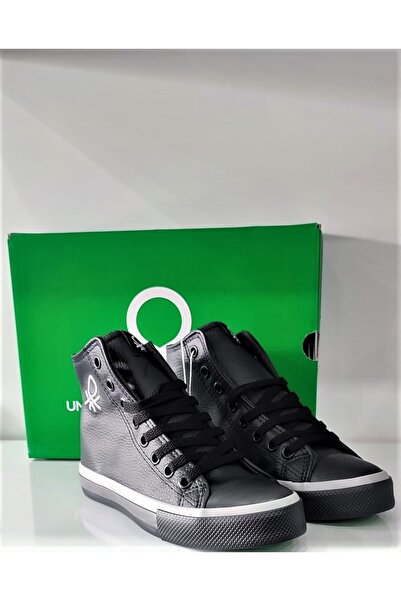 Benetton Siyah Bilekli Ayakkabı