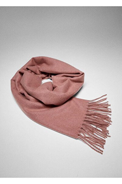 MANGO Woman Fringed Scarf