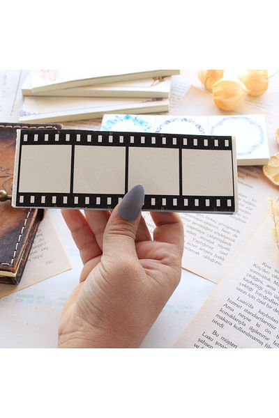 baddin aksesuar Postit Vintage Penpal Bullet Journal Art Note Paper Stationery Creative Journamm Film Strip
