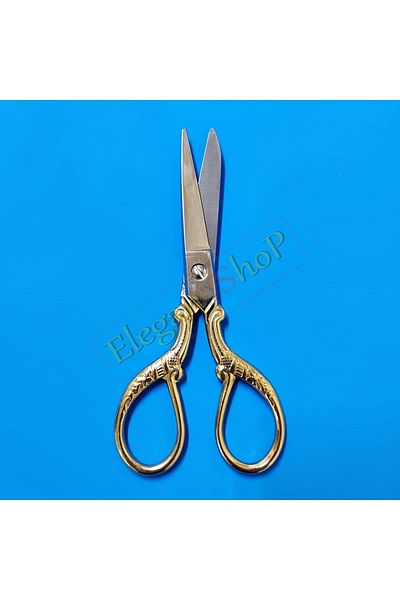 EleganTShoP Embroidery Sewing Scissors Embossed Patterned Printed