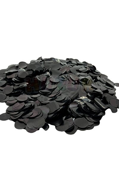 Huzur Party Store 1 Pack of Black Balloon Stamp, Balloon Sequin Confetti, 10 Gram Confetti Balloon Chain, Transparent Balloon Stamp