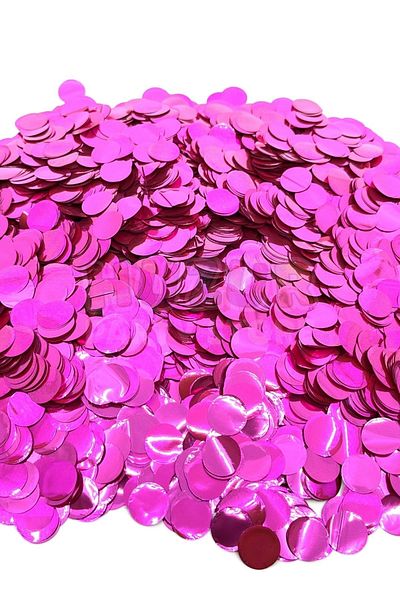 Huzur Party Store Fuchsia Balloon Scale - Dark Pink with 10 Grams of Confet, Transparent Design