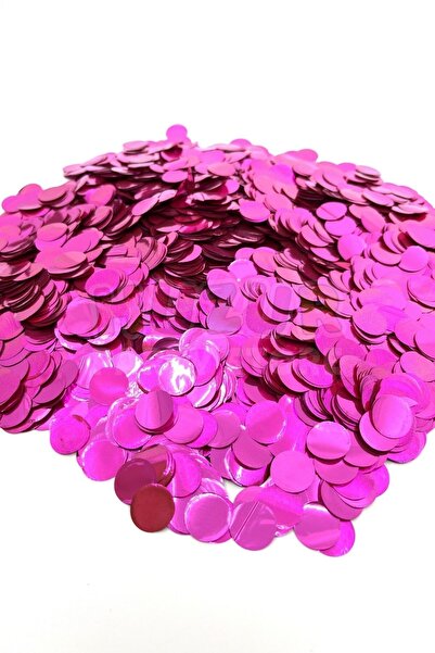 Huzur Party Store Fuchsia Balloon Scale - Dark Pink with 10 Grams of Confet, Transparent Design