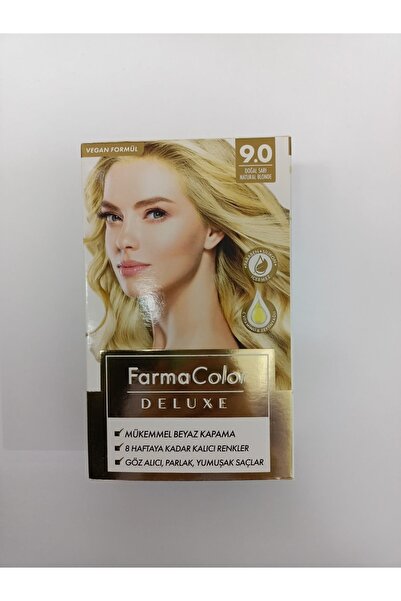 Farmasi Farmacolor Deluxe Saç Boyası DOĞAL SARI 9.0