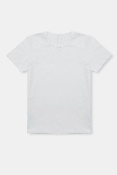 Eros Pack of 2 100% Cotton, O-Neck, Short Sleeve, Men's Combed Cotton T-shirt & Undershirt Set