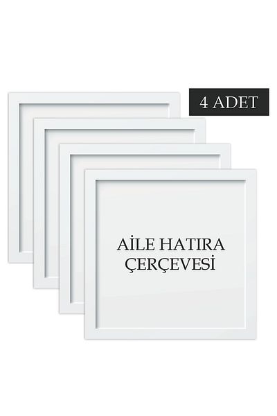 ÖZCANLAR ÇERÇEVE 4 τμχ Σετ Οικογενειακό Σετ Πίνακα Κενό Πλαίσιο Επιτραπέζιο Πλαίσιο Δώρο Πλαίσιο