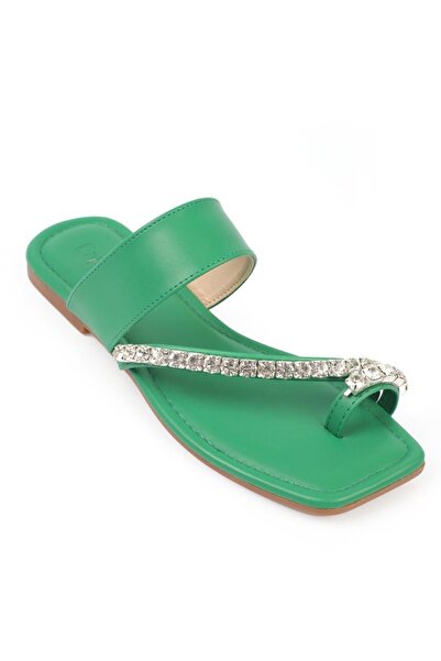 Capone Outfitters Γυναικείες σαγιονάρες Capone Stone Flip Flops με τακούνι
