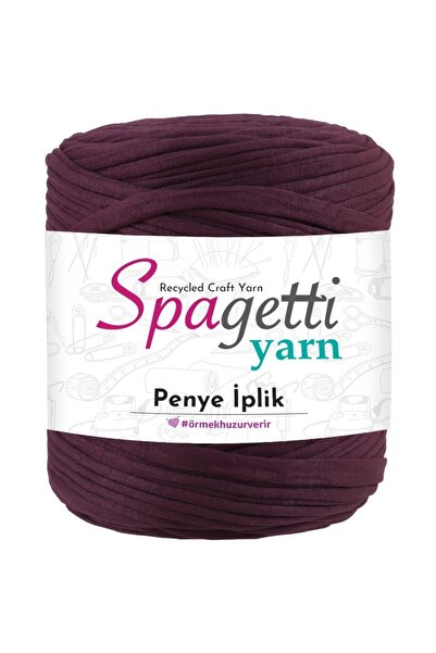 Spagettiyarn Parlak Mor Penye Ip