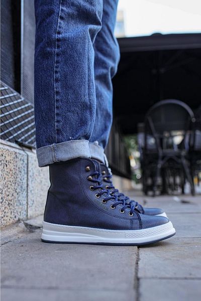 BPM Chekich Ch055 Bt Ανδρικές Μπότες Navy Blue