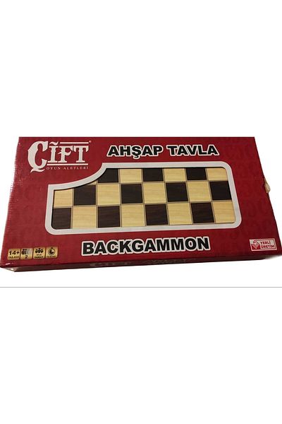 sade kirtasiye Backgammon Wooden Backgammon Set Two Pieces Board Game
