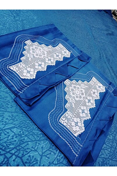 bursa çeyiz Handcrafted Lace Chenille Fabric Pique Set