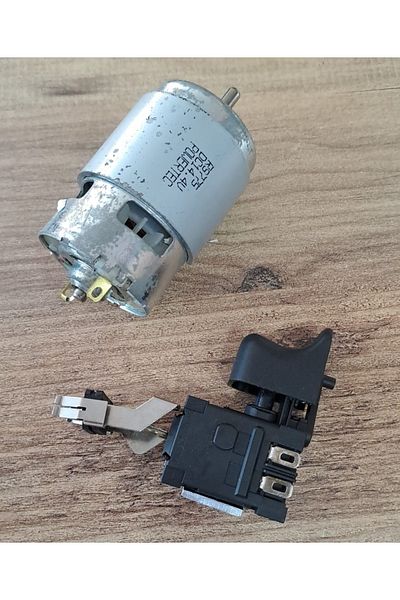 Depolife Rs 775 Dc Motor 14.4V 3000 Rpm and Electronic Speed ​​Control Trigger Set Cnc Application Project Homework