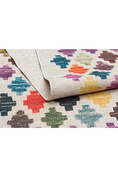 RUGSMODERN Covor din bumbac cu modele multicolore 504