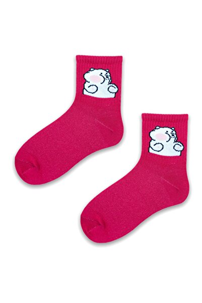 Esinti Ανδρικές κάλτσες Κάλτσες μακριές κάλτσες Γυναικείες πετσέτες με λευκό σχέδιο κάλτσες 4 τεμαχίων