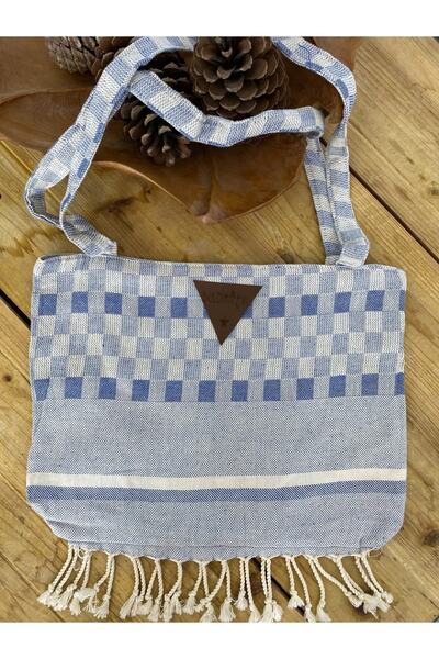 bohemian buldan Organic Cotton Peshtemal Bag Beach Bag