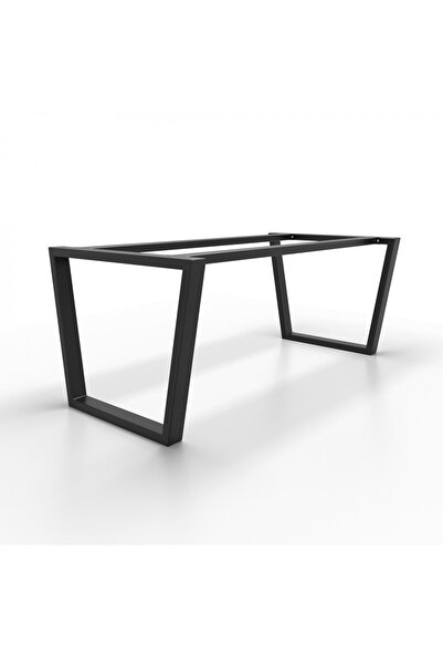 Abronya Metal Masa Ayağı Ahşap Kütük Mermer Masa Ayağı 73x70x150